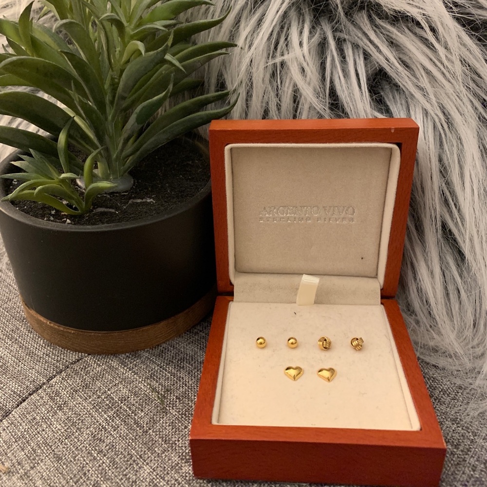 Three pair earring set